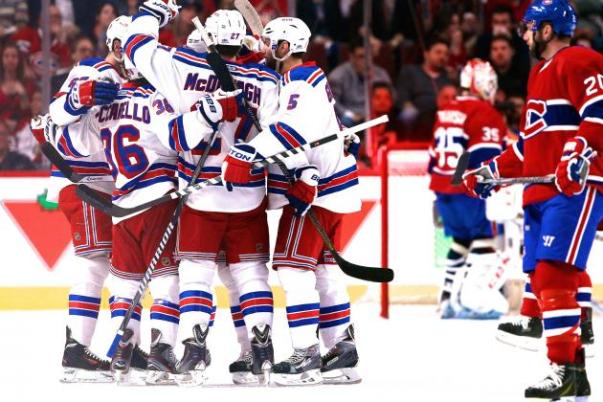 Rangers game 2 vs canadiens in 2014