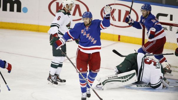 Rick Nash goal celebration 10-27