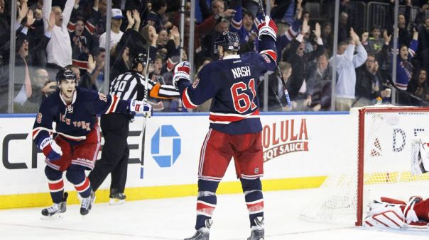 Rick nash goal celebration 11-5