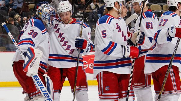 rangers celebrate a win 1-18