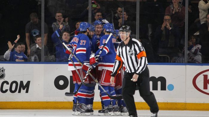 rangers goal celebration 2-24