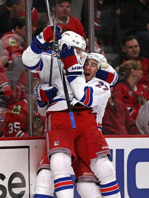 derick brassard goal celebration 3-8