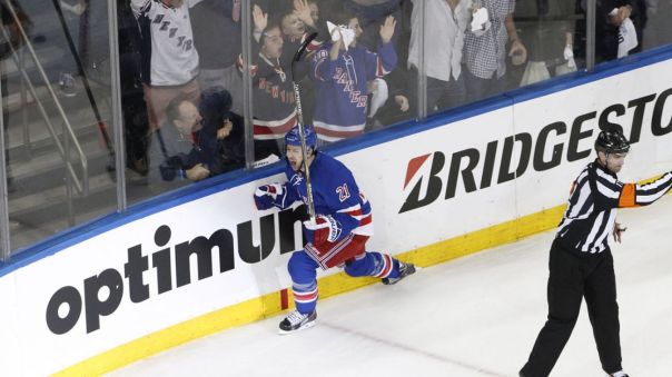 derek stepan goal celebration 4-18