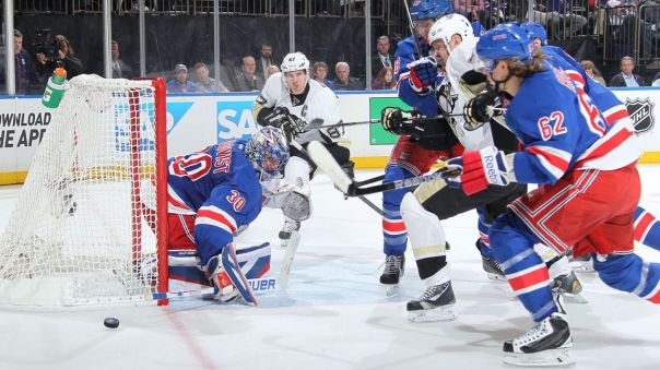 rangers vs penguins game 2 lundqvist 4-18