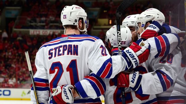 rangers celebrate a goal (good pic) 5-10
