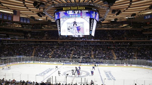 Rangers vs Penguins Game 5 MSG Picture 4-24