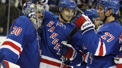 Henrik Lundqvist and Kreider and McDonagh 10-10