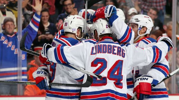 Rangers celebrate a goal 10-24