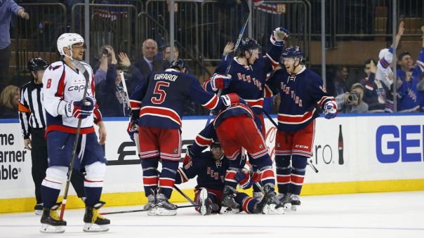 Rangers celebrate a goal 1-9