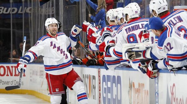 derick brassard hi five line 2-14