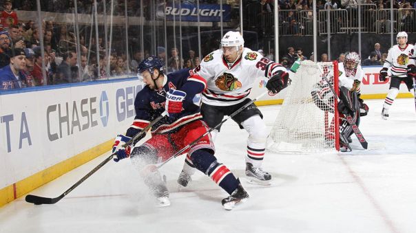 Rangers vs Blackhawks 2-17