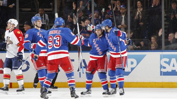 Rangers goal celebration 3-21