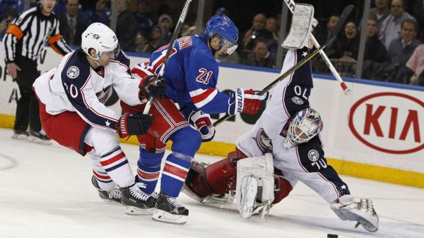 rangers vs blue jackets 2-29